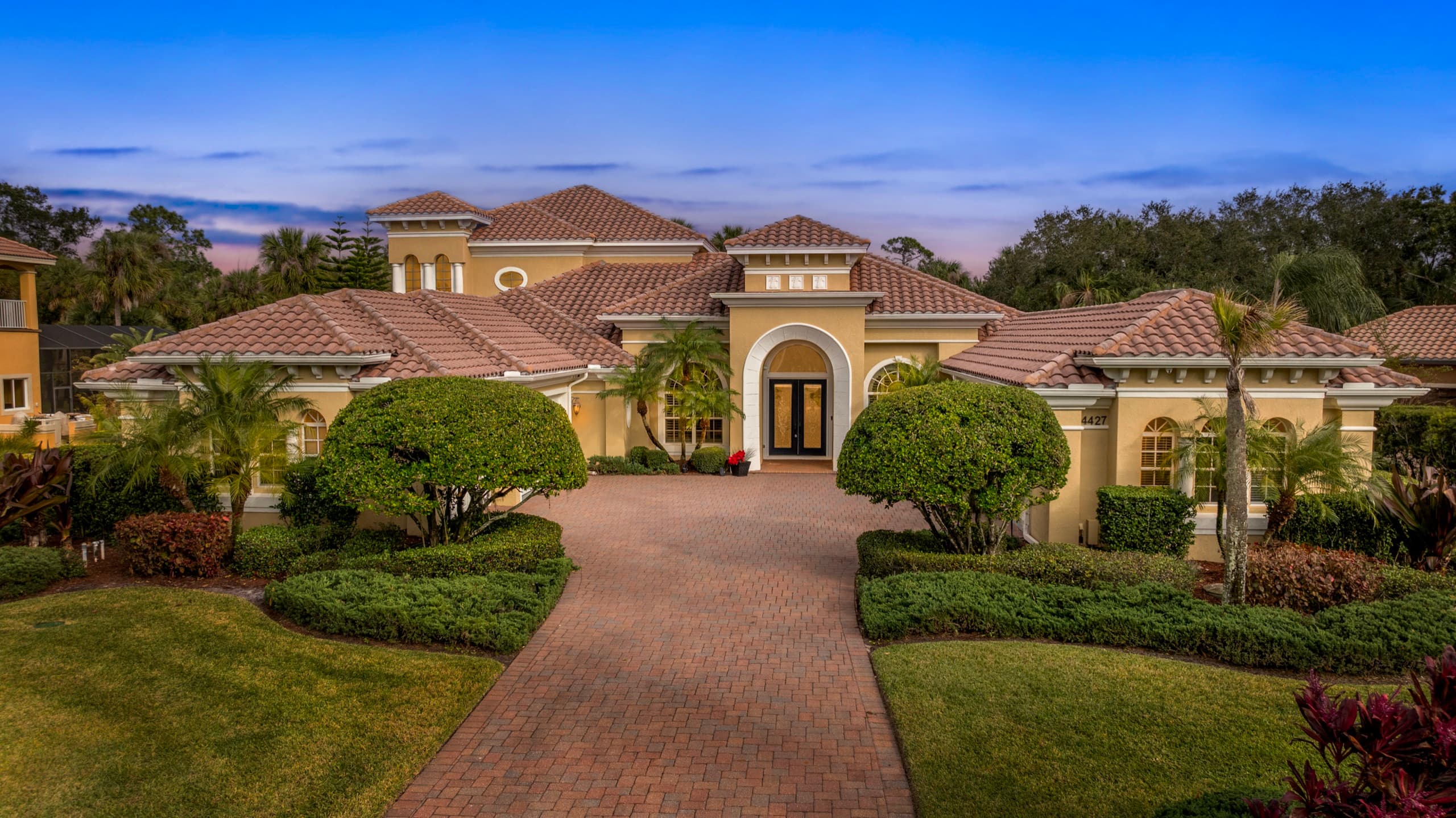 Twilight home exterior 2